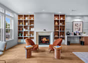 Thumbnail 2 of 22 - Brown two chairs in living room at Eastover Commons Residential, Jackson, 39216  