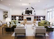 Thumbnail 10 of 22 - living room with a fireplace at Eastover Commons Residential, Jackson Mississippi