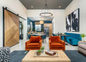 Thumbnail 15 of 35 - Clubhouse with comfortable seating options and TV at  at Pillar at Fountain Hills , AZ