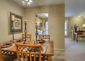 Thumbnail 7 of 32 - dining room with attached kitchen