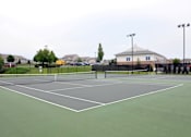 Thumbnail 19 of 31 - Lighted tennis courts