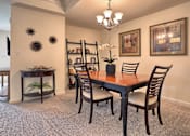Thumbnail 3 of 48 - dining room accomodates large table