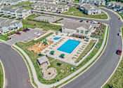 Thumbnail 56 of 57 - Aerial shot of property and amenities