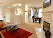 Thumbnail 11 of 42 - Spacious luxury apartments with woodburning fireplace, spacious dining room, and oversized windows at The Biltmore Apartments in Omaha, Nebraska
