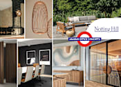 Thumbnail 26 of 28 - A series of images showcasing various office spaces and furniture designs.