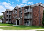 Thumbnail 29 of 44 - Apartments near the University of Nebraska East Campus with beautiful landscaping, lush landscaping, scenic views, large balconies, spacious balconies, at Tanglewood Apartments