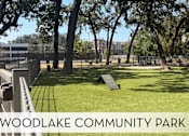 Thumbnail 31 of 42 - A park with a playground and a fire hydrant.