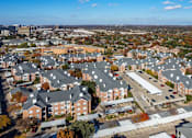 Thumbnail 18 of 73 - Gated luxury apartment community in north Dallas with red brick exteriors at The Saxony Apartments