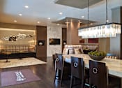 Thumbnail 23 of 42 - Luxury apartments with wi-fi enabled cyber café and clubhouse at Tuscany Walk Apartments in Houston Texas.