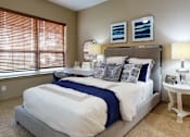 Thumbnail 21 of 46 - Luxury apartments with master bedroom to fit a king size bed, attached master bathroom and walk-in closet at Bellemeade Apartments in west Des Moines