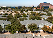 Thumbnail 21 of 36 - Aerial view of Kensington Square Apartments near the Sallie Mae building in Dallas Texas