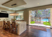 Thumbnail 33 of 42 - Luxury apartments with wi-fi enabled cyber café, luxury resident lounge and clubhouse at Tuscany Walk Apartments in Houston Texas