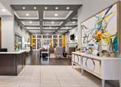Thumbnail 62 of 73 - Gated apartment community near the Galleria in Dallas with luxury clubhouse and resident lounge, free wi-fi, and meeting room at The Saxony Apartments