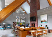 Thumbnail 3 of 27 - Luxury resident clubhouse with free wi-fi, resident kitchen, resident lounge, and meeting room at Alpine Village Apartments in La Vista, Nebraska