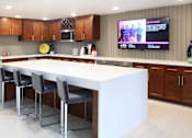 Thumbnail 25 of 27 - Luxury resident clubhouse with free wi-fi, resident kitchen, resident lounge, and meeting room at Alpine Village Apartments in La Vista, Nebraska
