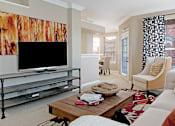 Thumbnail 2 of 42 - Spacious luxury apartments with bay windows, spacious dining room, spacious living room and oversized windows at The Biltmore Apartments in Omaha, Nebraska