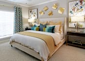 Thumbnail 5 of 36 - Luxury apartments with spacious bedrooms with attached bathrooms and walk-in closets in north Dallas at Kensington Square Apartments.