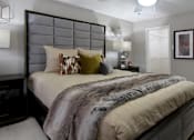 Thumbnail 22 of 30 - Spacious bedroom that can fit a king size bed with walk-in closet and attached bathroom at Preston Village Apartments in north Dallas