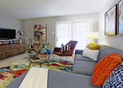 Thumbnail 10 of 30 - Spacious apartment with French door at Preston Village Apartments in North Dallas