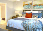 Thumbnail 30 of 30 - Spacious bedroom that can fit a king size bed with walk-in closet and attached bathroom at Preston Village Apartments in north Dallas