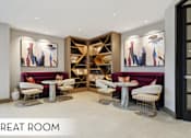 Thumbnail 47 of 62 - Luxury resident lounge wi-fi common space, luxury seating area at Xenia Apartments