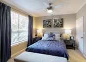 Thumbnail 38 of 73 - Luxury apartments with spacious bedrooms with attached bathrooms and walk-in closets at The Saxony Apartments