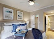 Thumbnail 14 of 20 - Luxury apartments with spacious bedrooms, walk-in closets, and ceiling fans at Tuscany Gate Apartments in Houston.