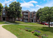 Thumbnail 34 of 44 - Apartments near the University of Nebraska East Campus with beautiful landscaping, lush landscaping, scenic views, large balconies, spacious balconies, at Tanglewood Apartments