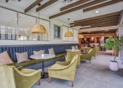Thumbnail 19 of 26 - the lobby of a restaurant with couches and chairs  at Presidium Revelstoke, Fort Worth, TX, 76131