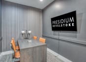 Thumbnail 20 of 26 - a room with a desk and chairs  at Presidium Revelstoke, Fort Worth, TX, 76131