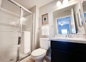 Thumbnail 56 of 111 - Bathroom with a Shower at Hebron Station Apartments, Kentucky