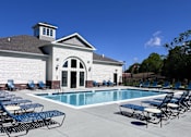 Thumbnail 8 of 111 - Lounge Swimming Pool With Cabana at Hebron Station Apartments, Hebron, 41048