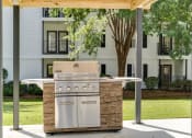 Thumbnail 22 of 32 - a stainless steel barbecue grill in front of a house at Dothan Farms, Dothan, 36305