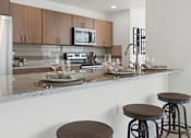 Thumbnail 3 of 11 - Fully Equipped Kitchen at M Apartments, Spokane, 99201