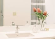 Thumbnail 22 of 38 - Kanekapolei Collection Bathroom sink, mirror, and counter