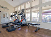 Thumbnail 9 of 20 - the preserve at ballantyne commons fitness room with exercise equipment