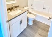 Thumbnail 12 of 15 - 210 Garfield bathroom vanity, toilet, and shower