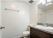 Thumbnail 5 of 6 - a bathroom with a sink toilet and a mirror