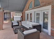 Thumbnail 6 of 47 - Trellis at Lake Highlands exterior covered sitting area