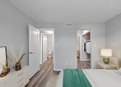Thumbnail 11 of 14 - our apartments offer a bedroom with a king sized bed and a bathroom