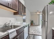 Thumbnail 24 of 25 - Camp Hill 1 Bedroom Kitchen | Long Meadows Apartments in Camp Hill PA