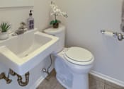 Thumbnail 11 of 12 - Half Bathroom | Charleston Estates | Apartments in Mechanicsburg