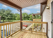 Thumbnail 4 of 15 - Apartment Balcony | Mechanicsburg Apartments | Mountain View Village