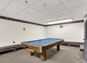 Thumbnail 9 of 18 - a games room with a pool table