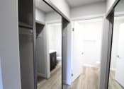 Thumbnail 12 of 37 - Full Wall Mirrored Wardrobes Flooring Throughout Spacious Bathroom