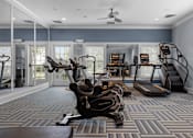 Thumbnail 14 of 18 - Fitness Studio at Merion at Cross Keys Apartments, Williamstown, California