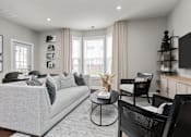 Thumbnail 7 of 18 - Modern Living Room at Merion at Cross Keys Apartments, Williamstown