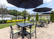 Thumbnail 14 of 24 - Outdoor Patio at Merion Milford Apartment Homes, Milford