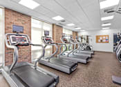 Thumbnail 13 of 31 - Cardio Equipment's at Merion Riverwalk Apartment Homes, Shelton, 06484