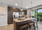 Thumbnail 12 of 19 - Kitchen with Island at Merion Marlton Apartment Homes, Marlton, 08053